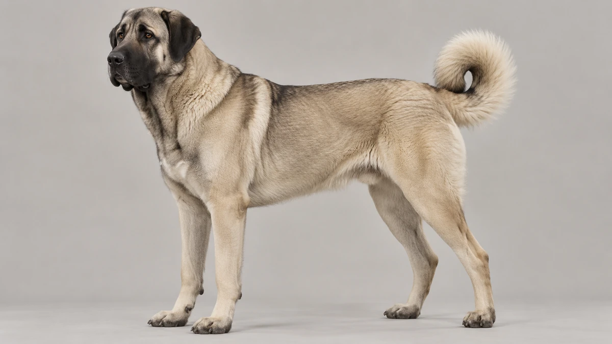 Kangal köpek — klasik boz (dun) renk