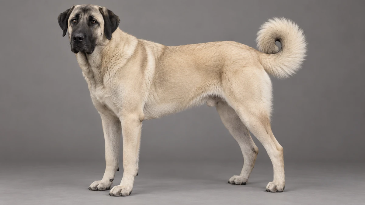 Kangal köpek — krem boz renk