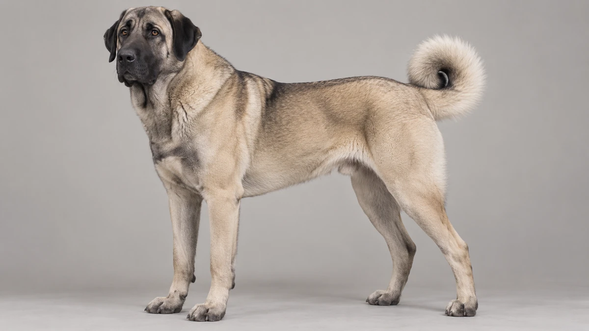 Kangal köpek — kısa tüylü boz renk
