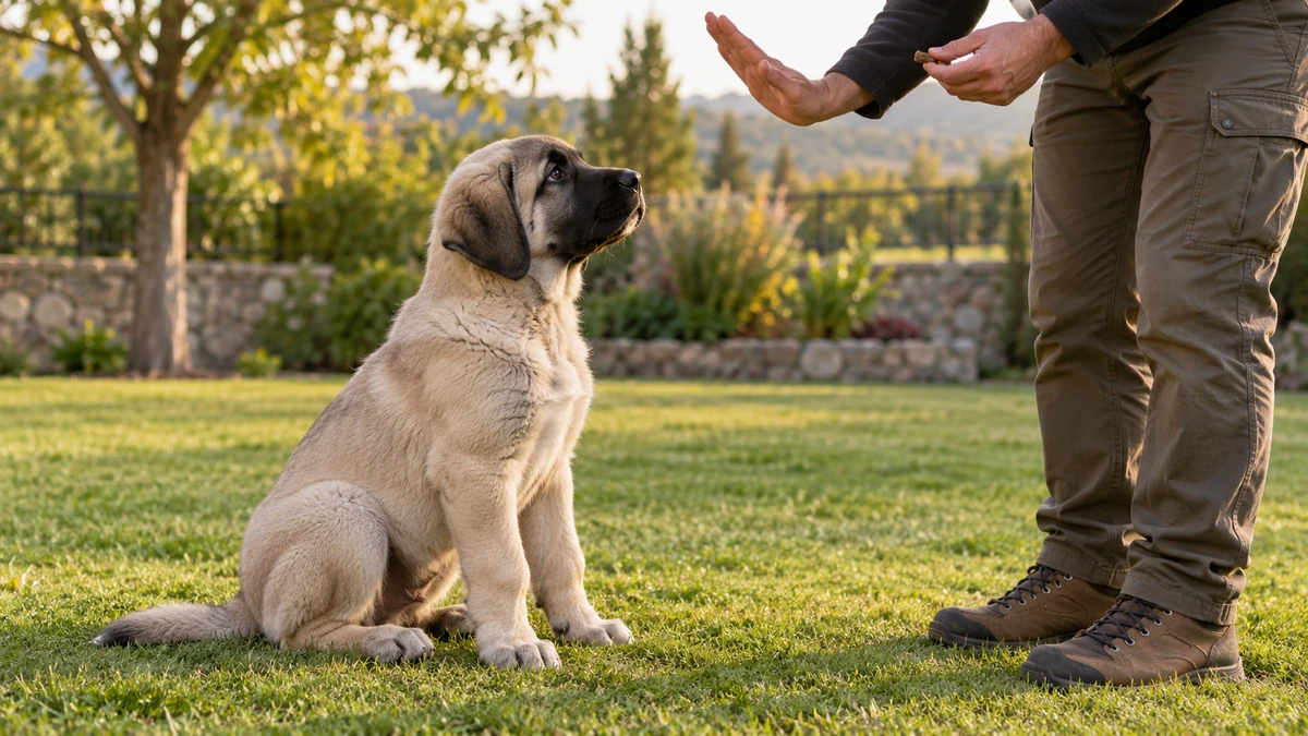 Kangal yavru köpek — komut ve eğitim